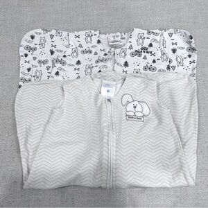 Halo sleepsack small (10-18 lbs); medium (16-24 pounds) baby cotton bundle lot
